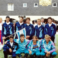 שהם ונבחרת הקיאקים- אנגליה, יולי 1990